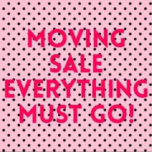 Moving sale!!! Buy two items get one FREE!!!